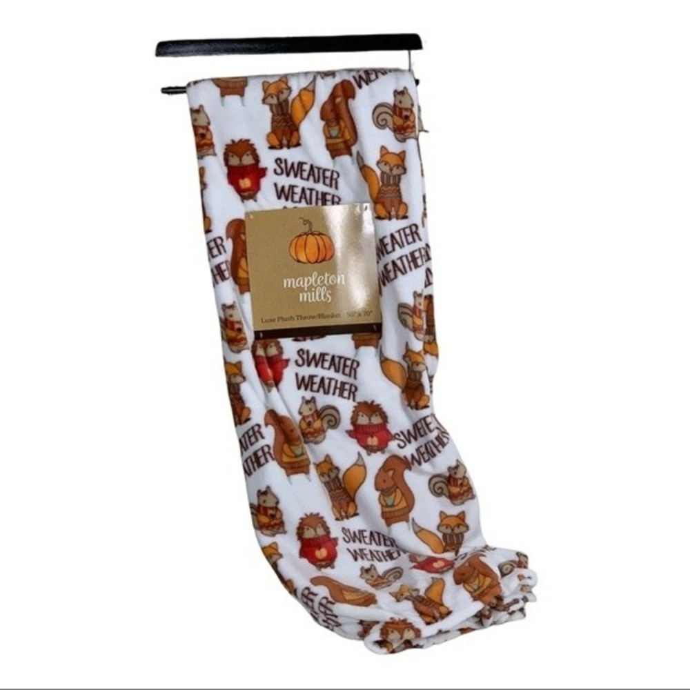 Melton Mills sweater weather Plush Throw / Blanket